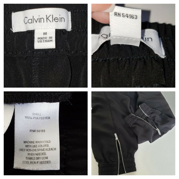 Women's Calvin Klein Casual Elastic Pull-On Pants - Picture 16 of 16